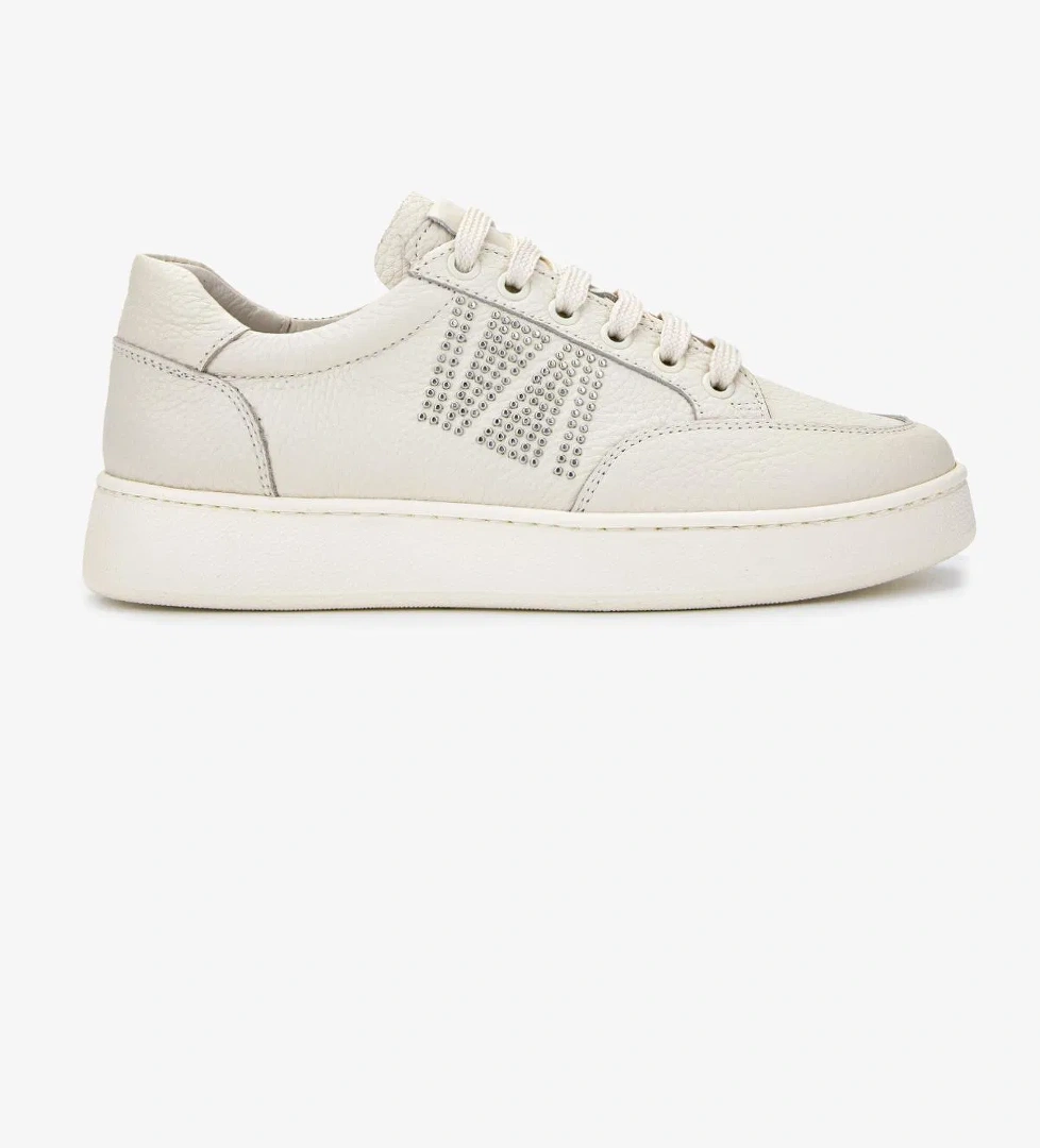 Valmenti Kadın Hakiki Deri Bej Sneakers &amp; Spor Ayakkabı - Görsel 1