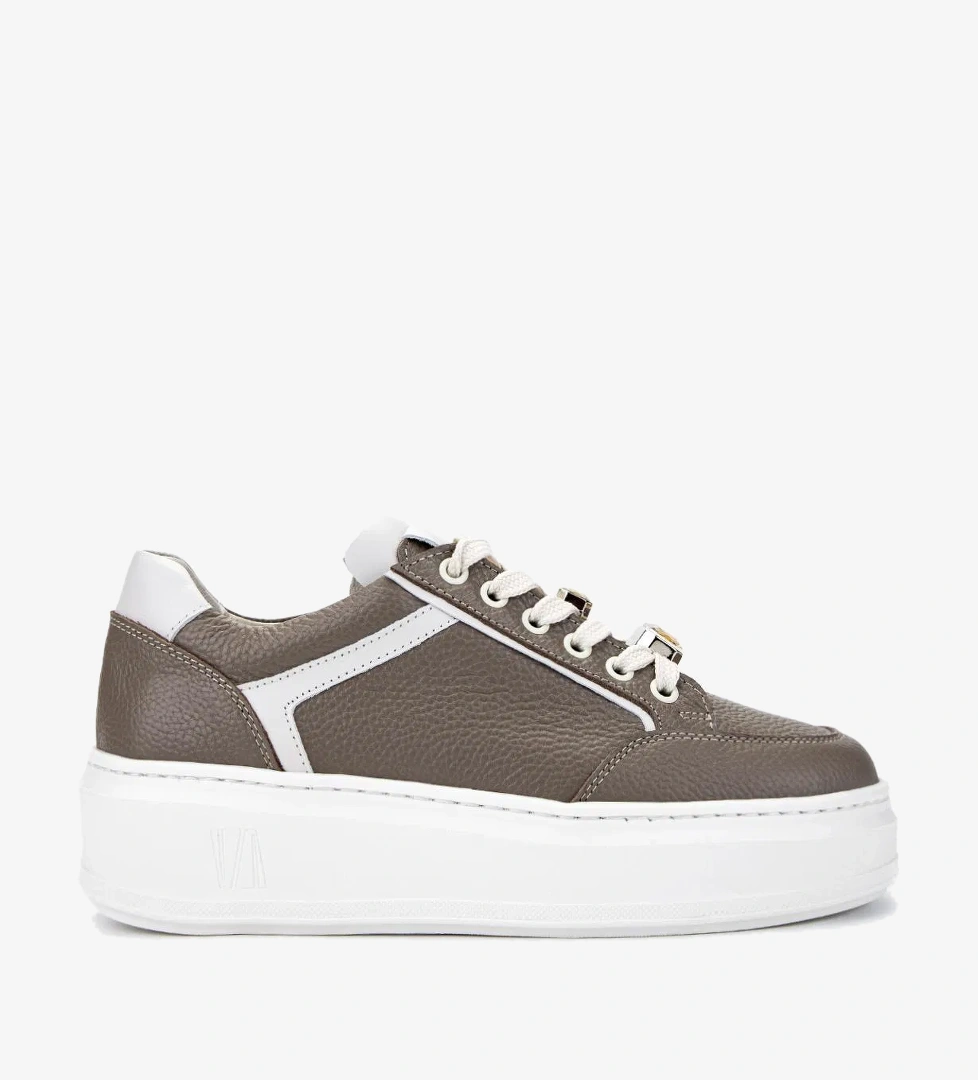 Valmenti Kadın Hakiki Deri Vizon Sneakers &amp; Spor Ayakkabı - Görsel 1