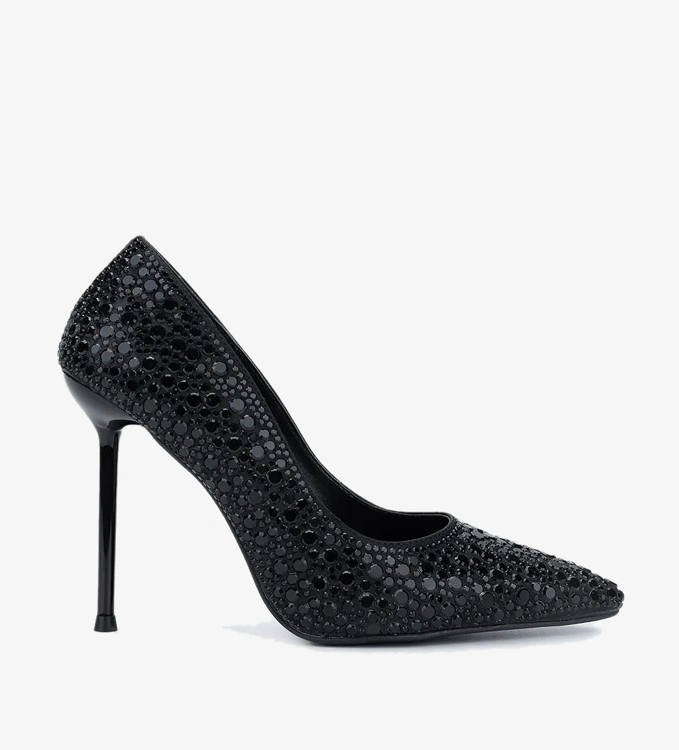 Valmenti Valmenti Kadın Vegan Siyah Topuklu Ayakkabı model görseli