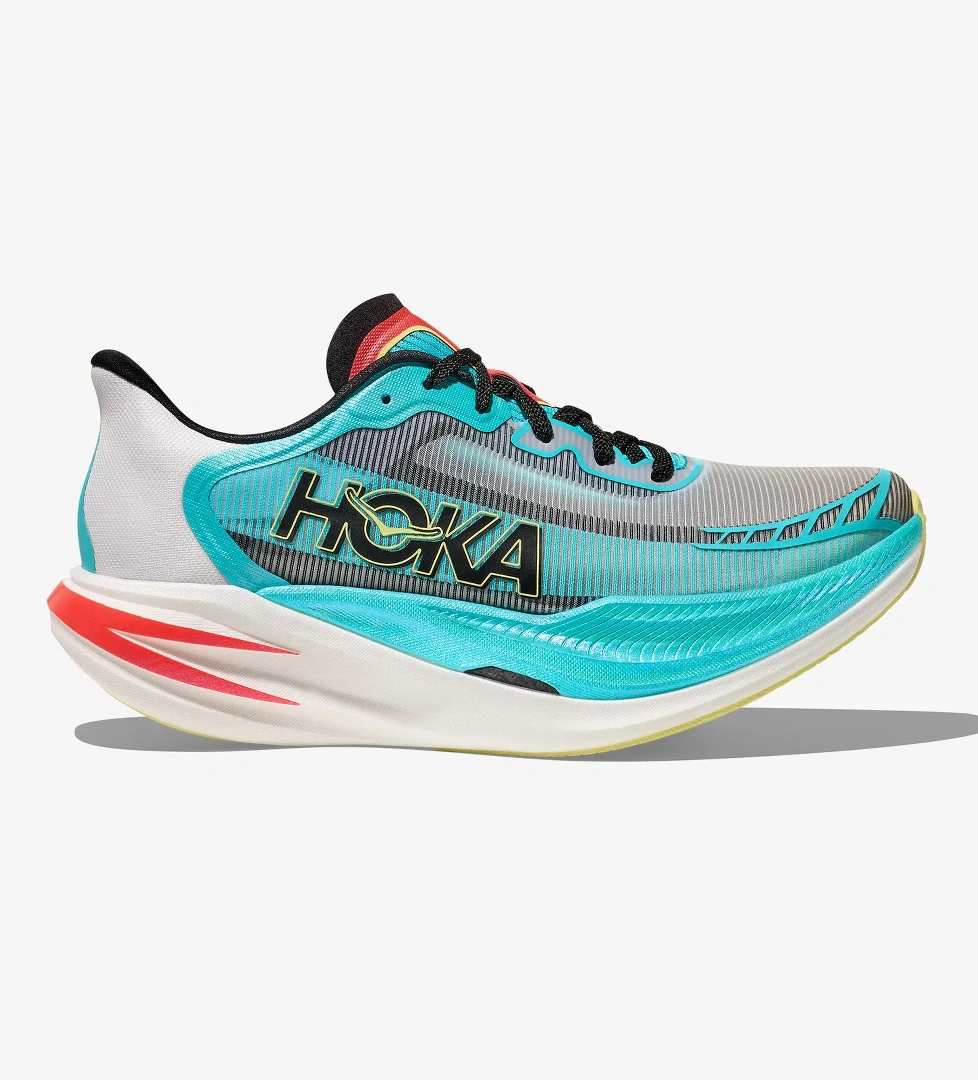 Hoka Hoka Cielo X1 2.0 Unisex Beyaz Mavi Yol Koşu Ayakkabısı model görseli