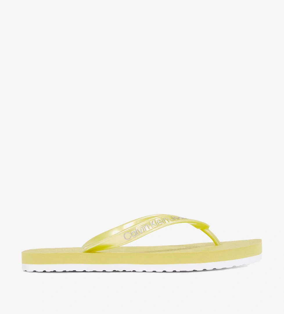 Calvin Klein Kadın Sarı Terlik - Görsel 1
