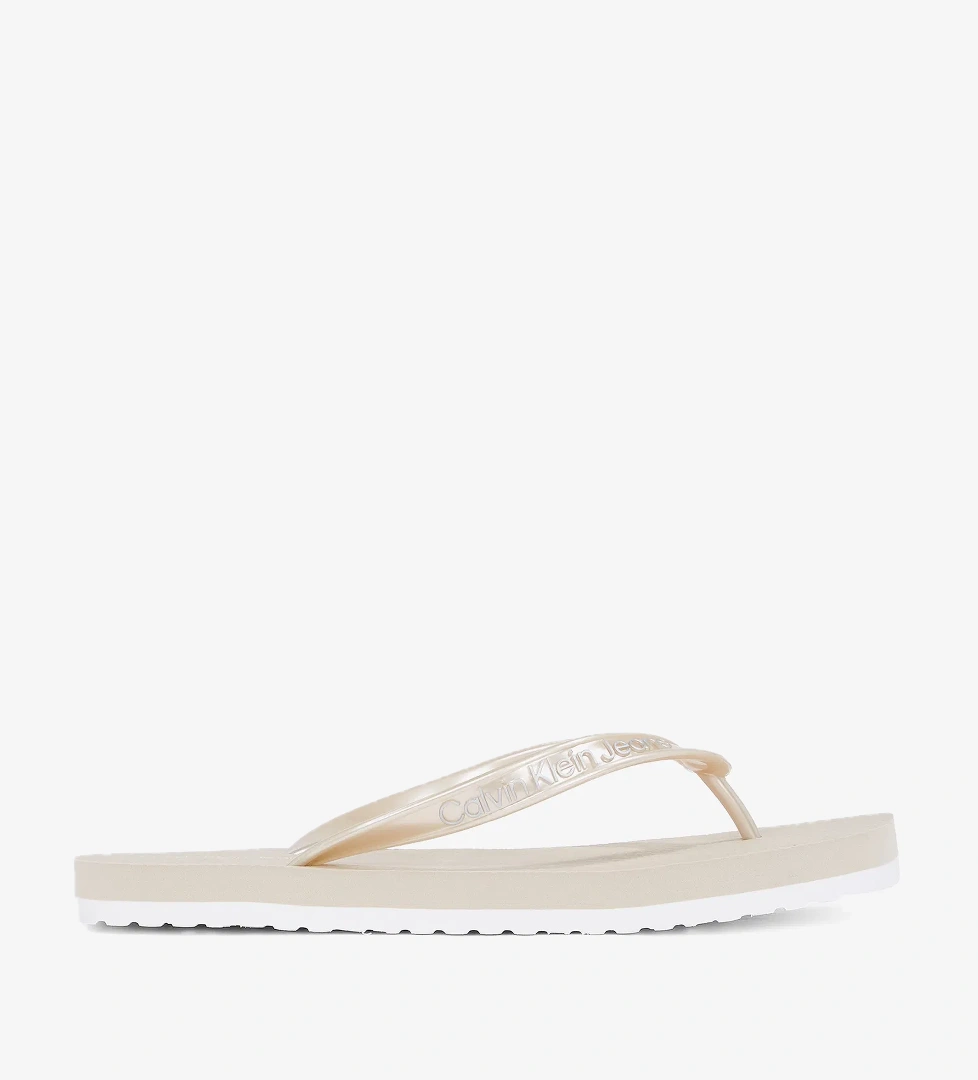 Calvin Klein Kadın Bej Terlik
