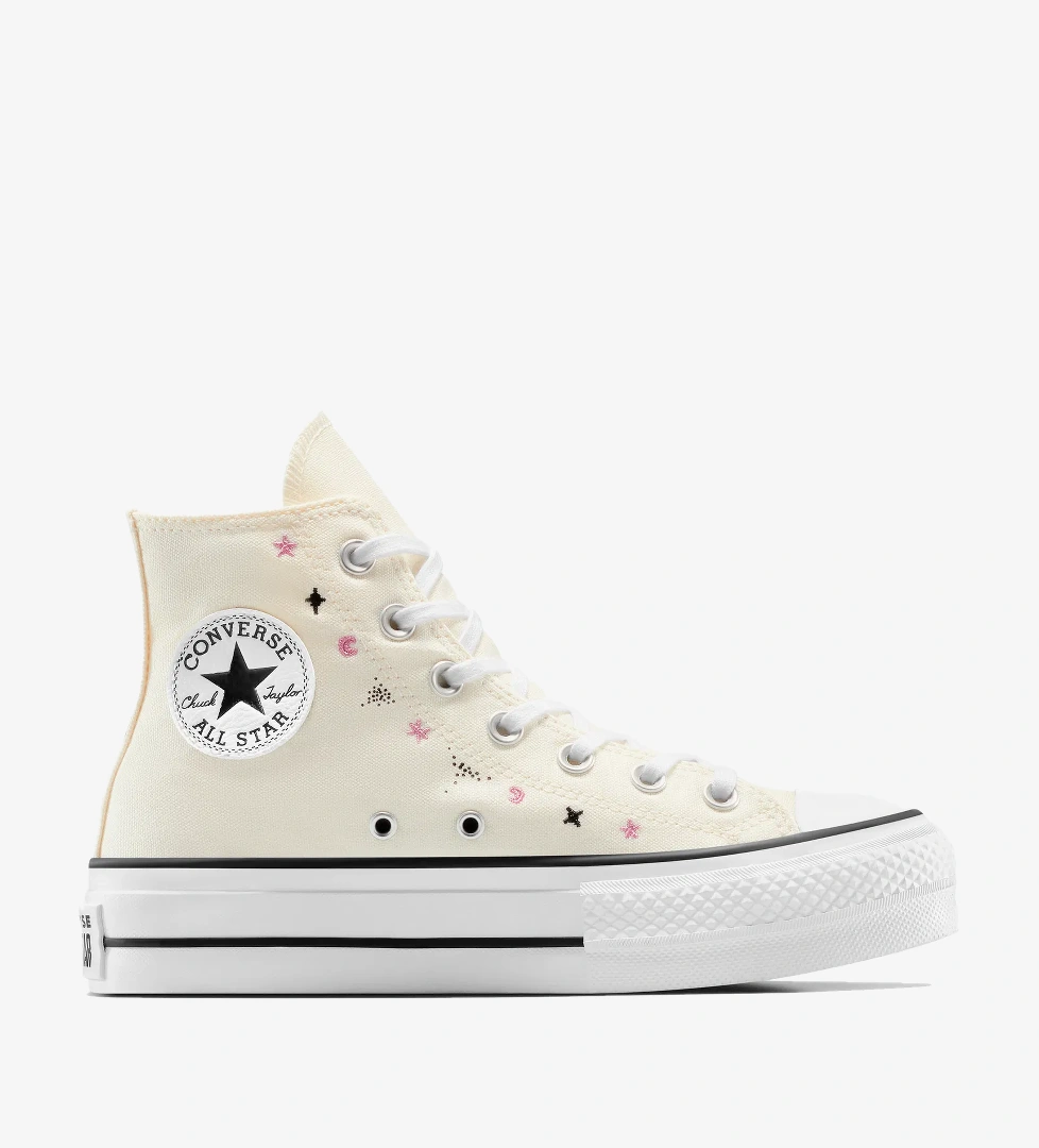 Converse Chuck Taylor All Star Lift Platform Celestial Unisex Krem Sneaker