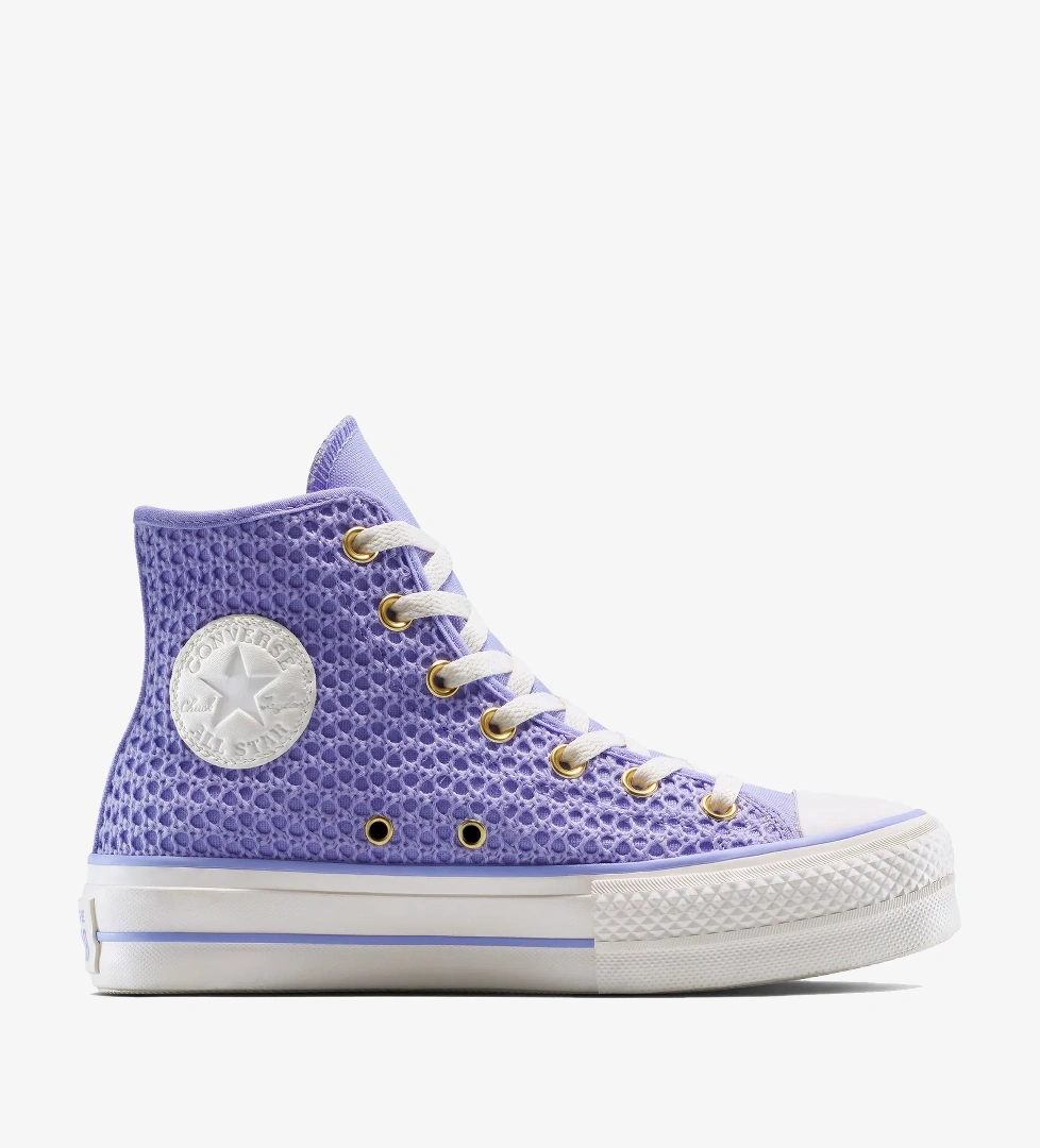 Converse Chuck Taylor All Star Knit Unisex Mor Sneaker - Görsel 1