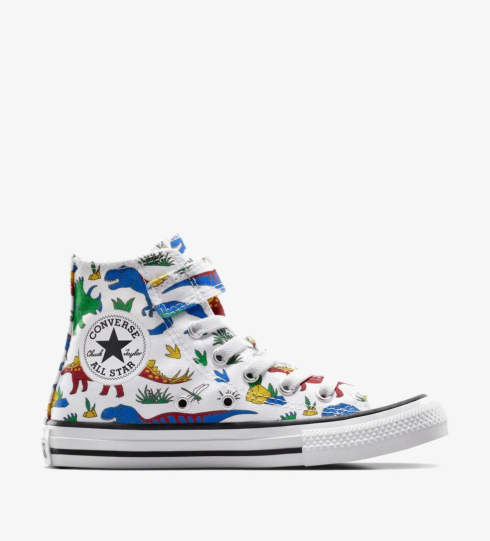Converse Chuck Taylor All Star Dino Party Easy On Çocuk Beyaz/Kırmızı Sneaker
