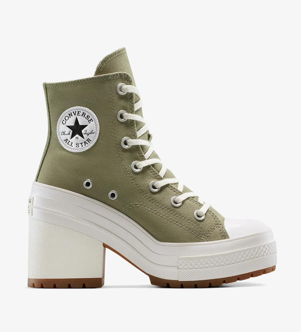 Converse Chuck 70 De Luxe Platform Unisex Haki Sneaker - Görsel 1