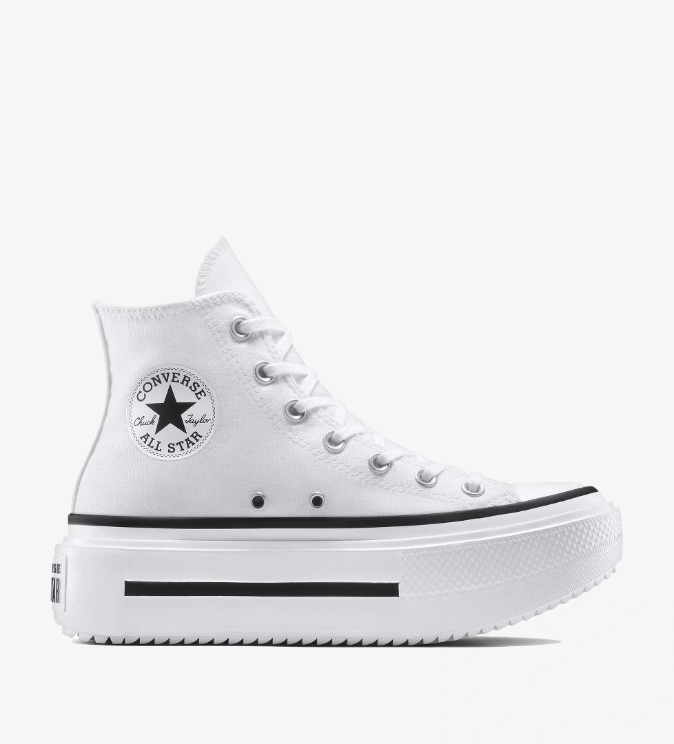 Converse Chuck Taylor All Star Lift Double Stack Unisex Beyaz Sneaker - Görsel 1