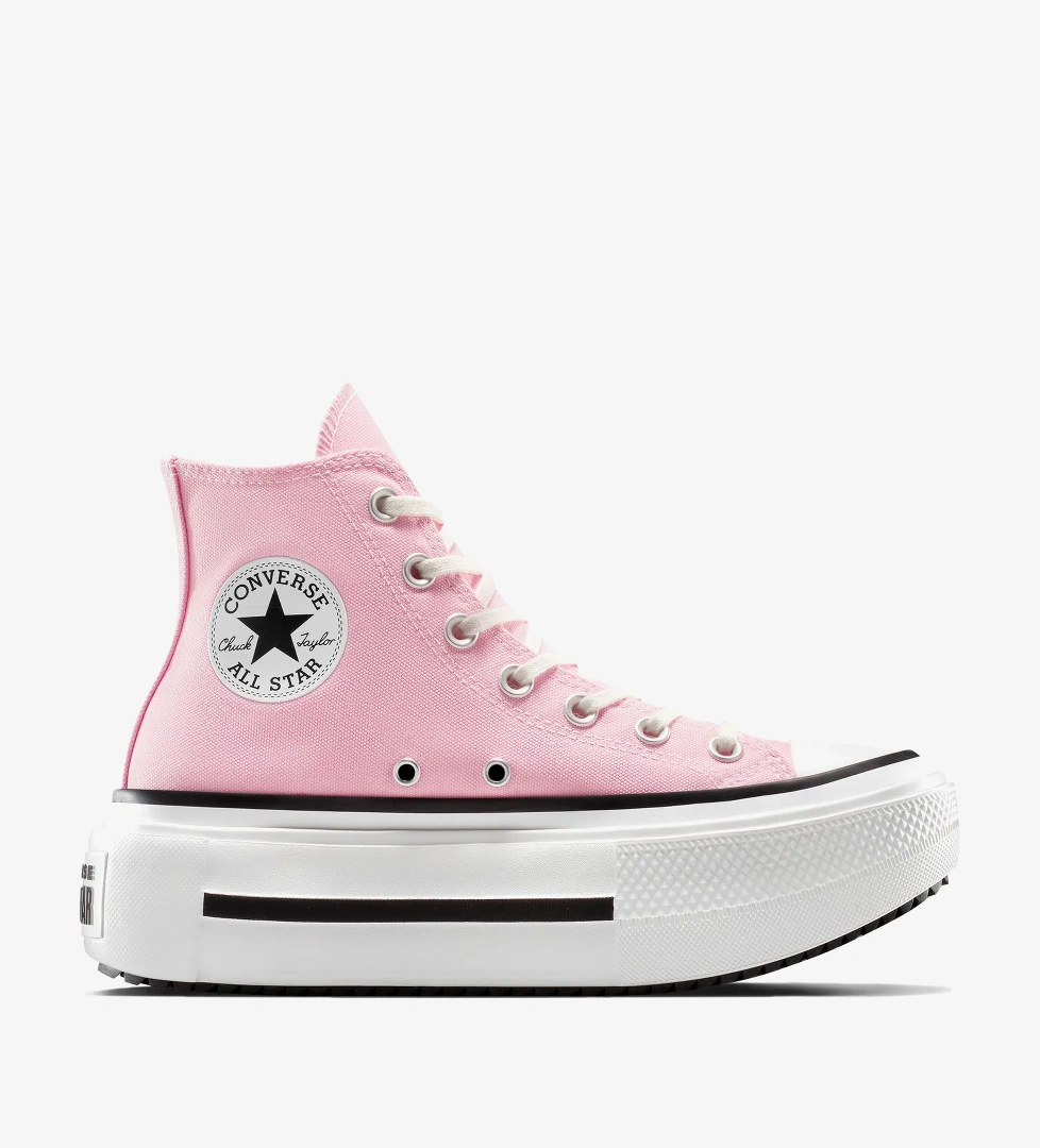 Converse Chuck Taylor All Star Lift Double Stack Unisex Pembe Sneaker
