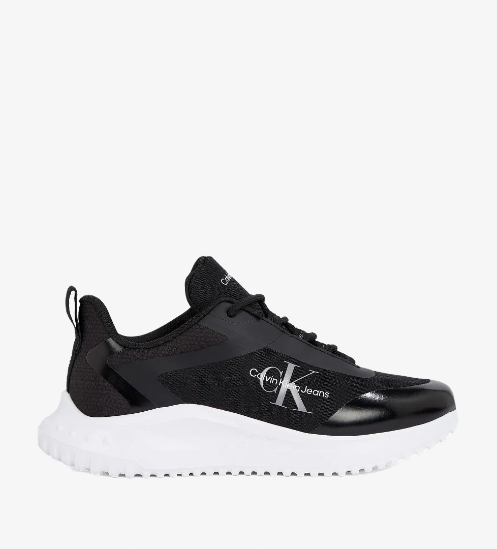 Calvin Klein Eva Runner Low Lace Mix Kadın Siyah Sneaker - Görsel 1