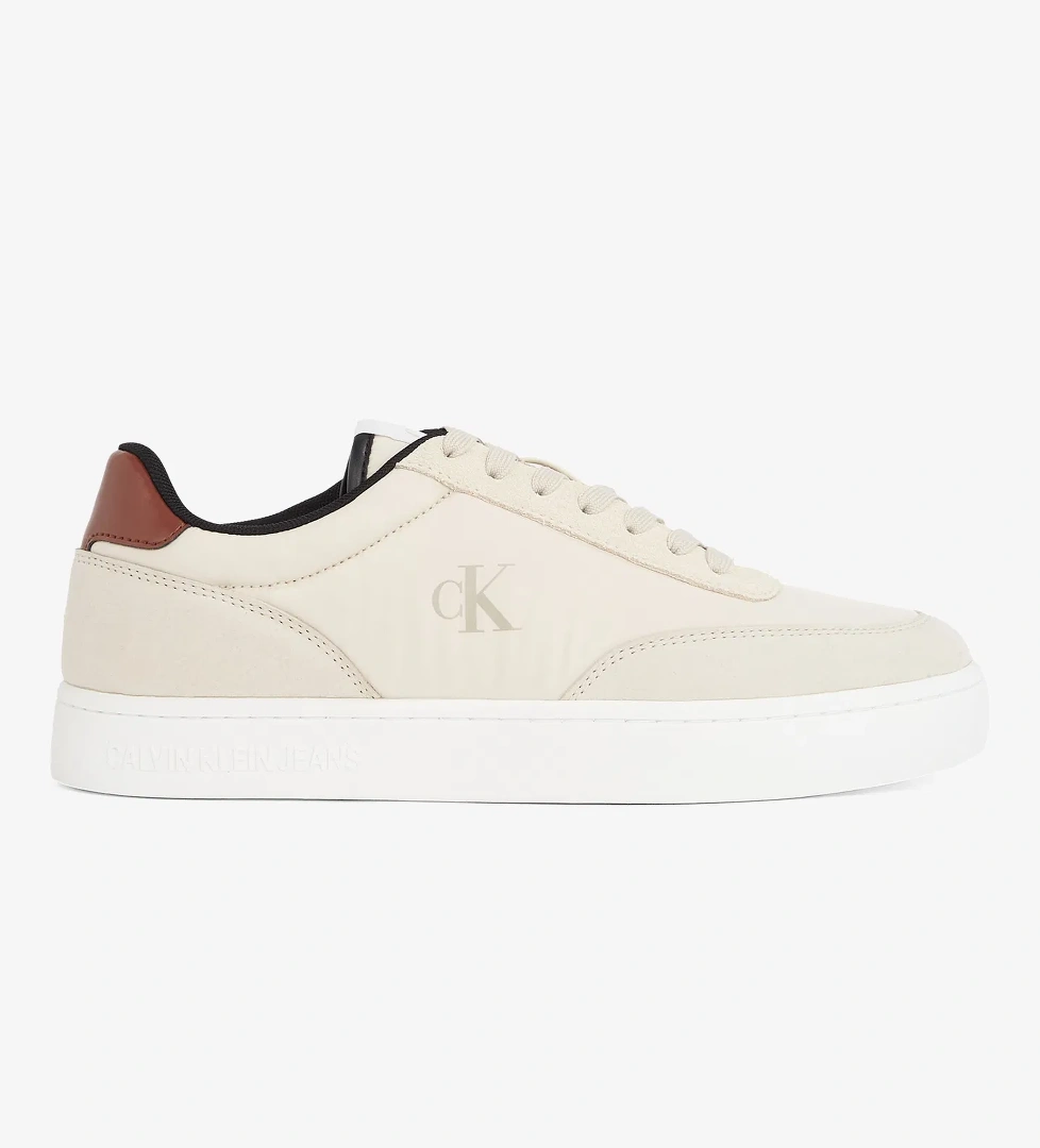 Calvin Klein Classic Cupsole Erkek Bej Sneaker