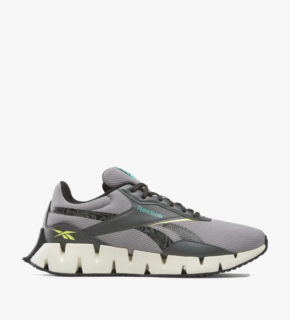 Reebok Zig Dynamic Str Erkek Gri Koşu Ayakkabısı - Görsel 1