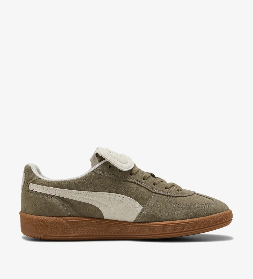 Puma Palermo Premium Suede Erkek Krem Spor Ayakkabı - Görsel 1