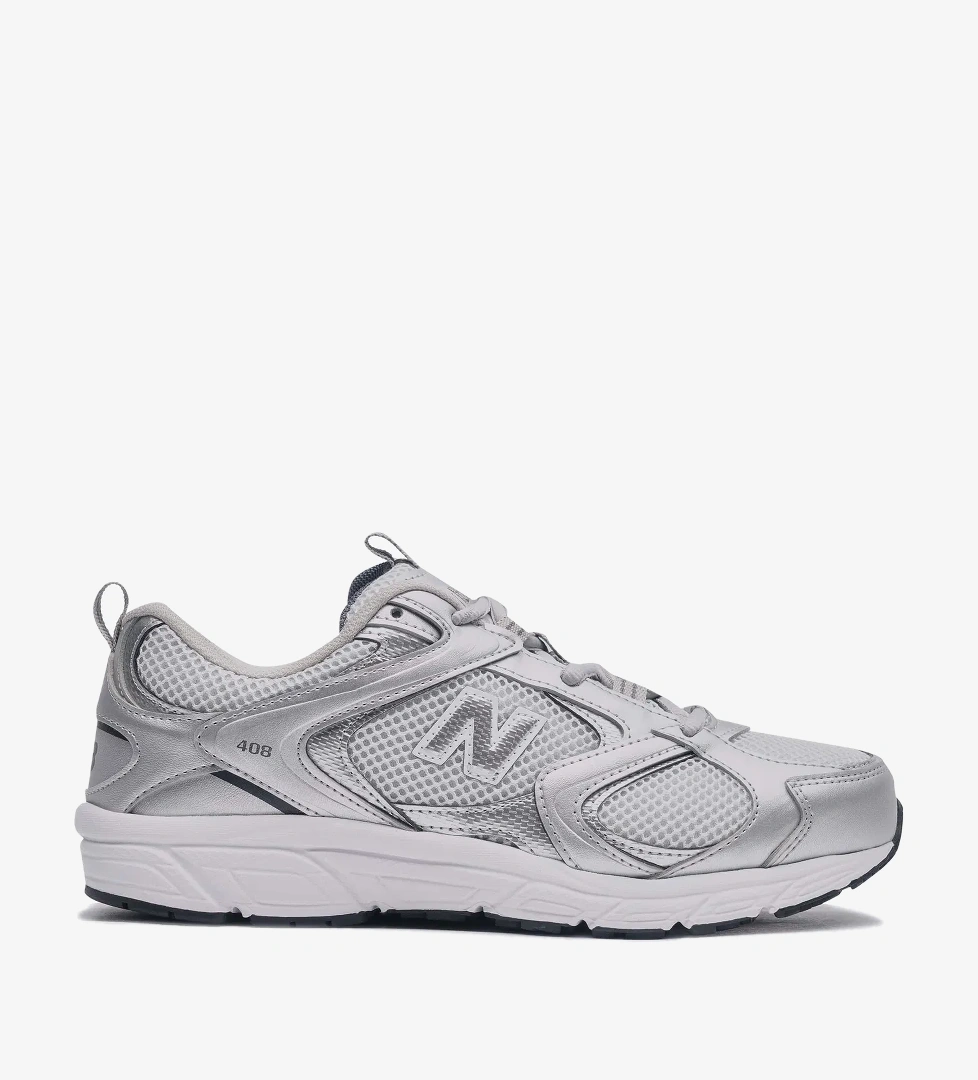 New Balance 408 Unisex Gri Spor Ayakkabı - Görsel 1