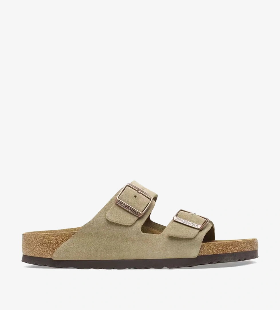 Birkenstock Arizona VL Süet Unisex Kahverengi Terlik - Görsel 1