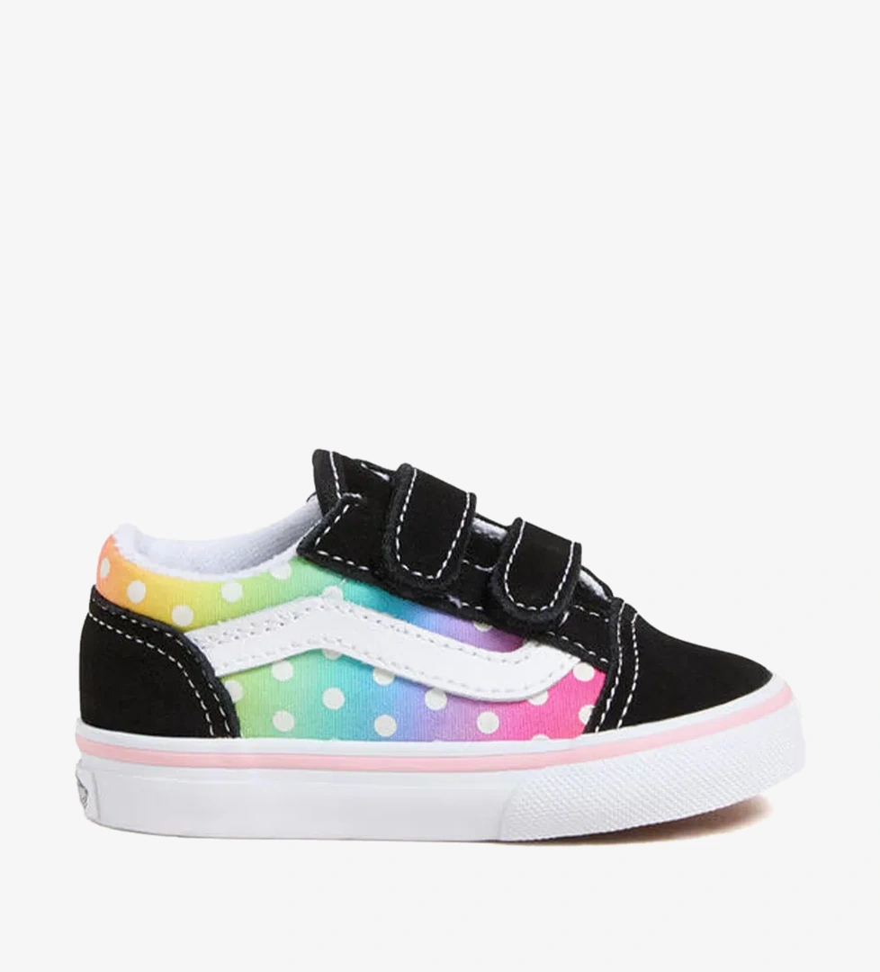 Vans Old Skool V Bebek Siyah Sneaker - Görsel 1