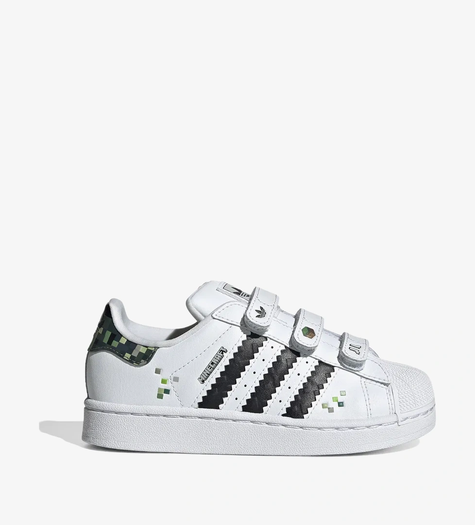 Adidas adidas Originals Superstar II X Minecraft Beyaz Çocuk Spor Ayakkabı model görseli