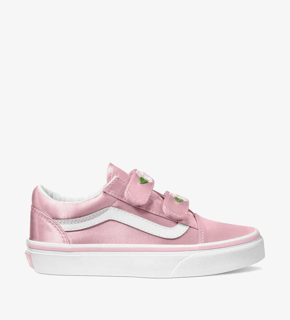Vans Vans Old Skool V Çocuk Pembe Saten Sneaker model görseli