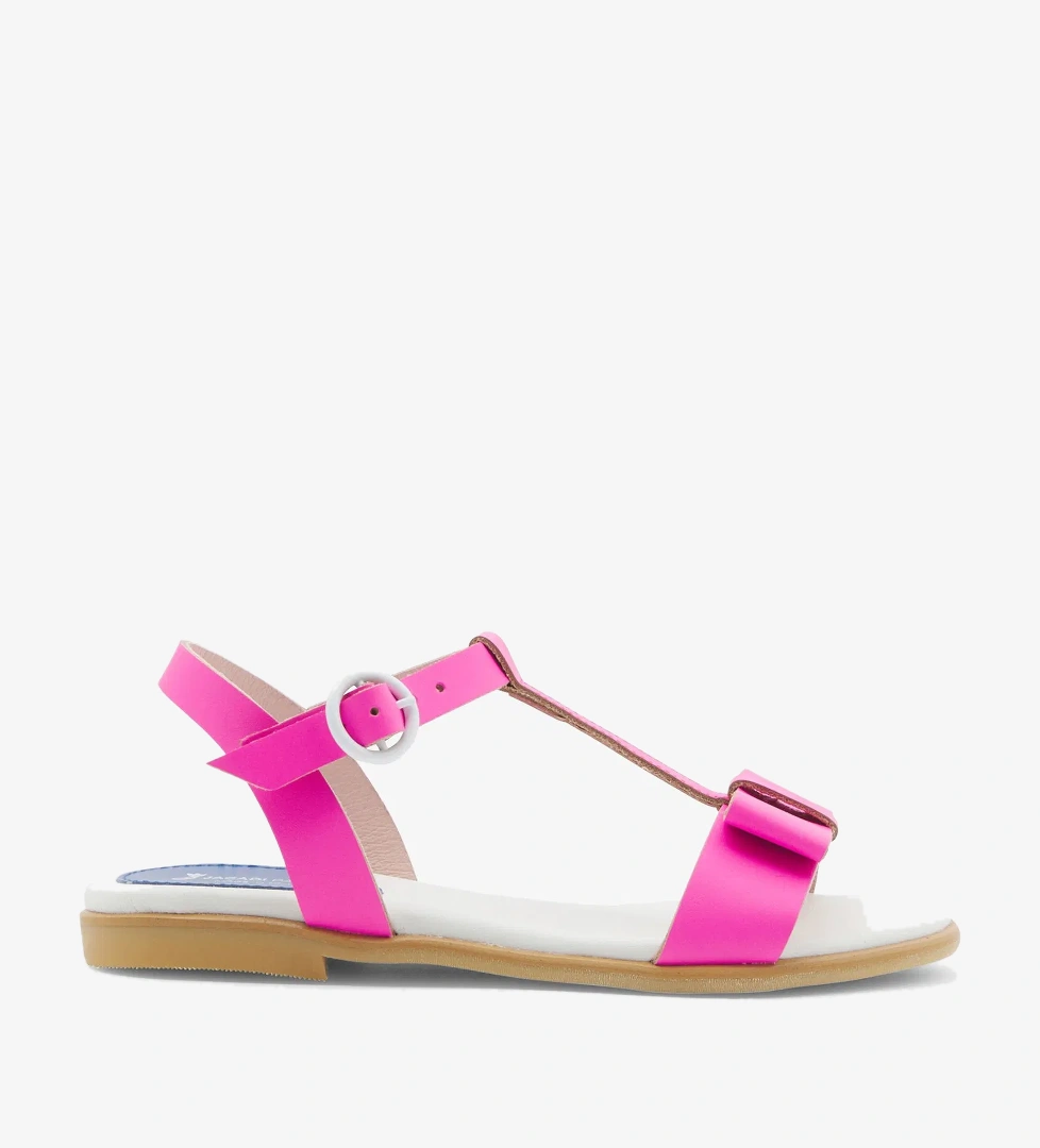 Jacadi Paris Kız Çocuk Deri Sandalet - Görsel 1