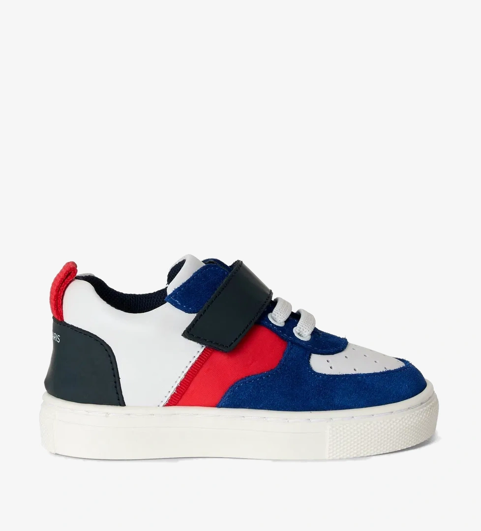 Jacadi Jacadi Paris Erkek Bebek Renk Bloklu Deri Sneaker model görseli