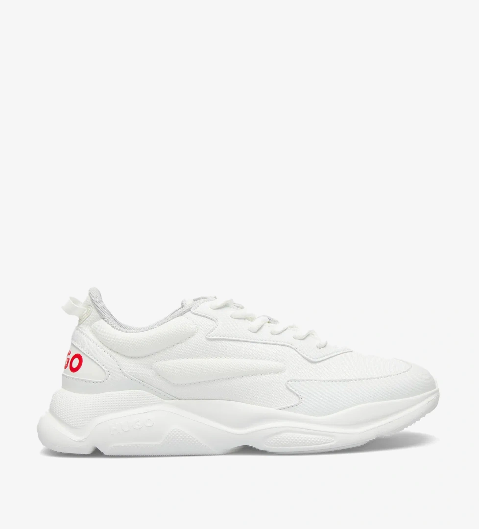 Hugo Leon Runn Erkek Beyaz Sneaker - Görsel 1