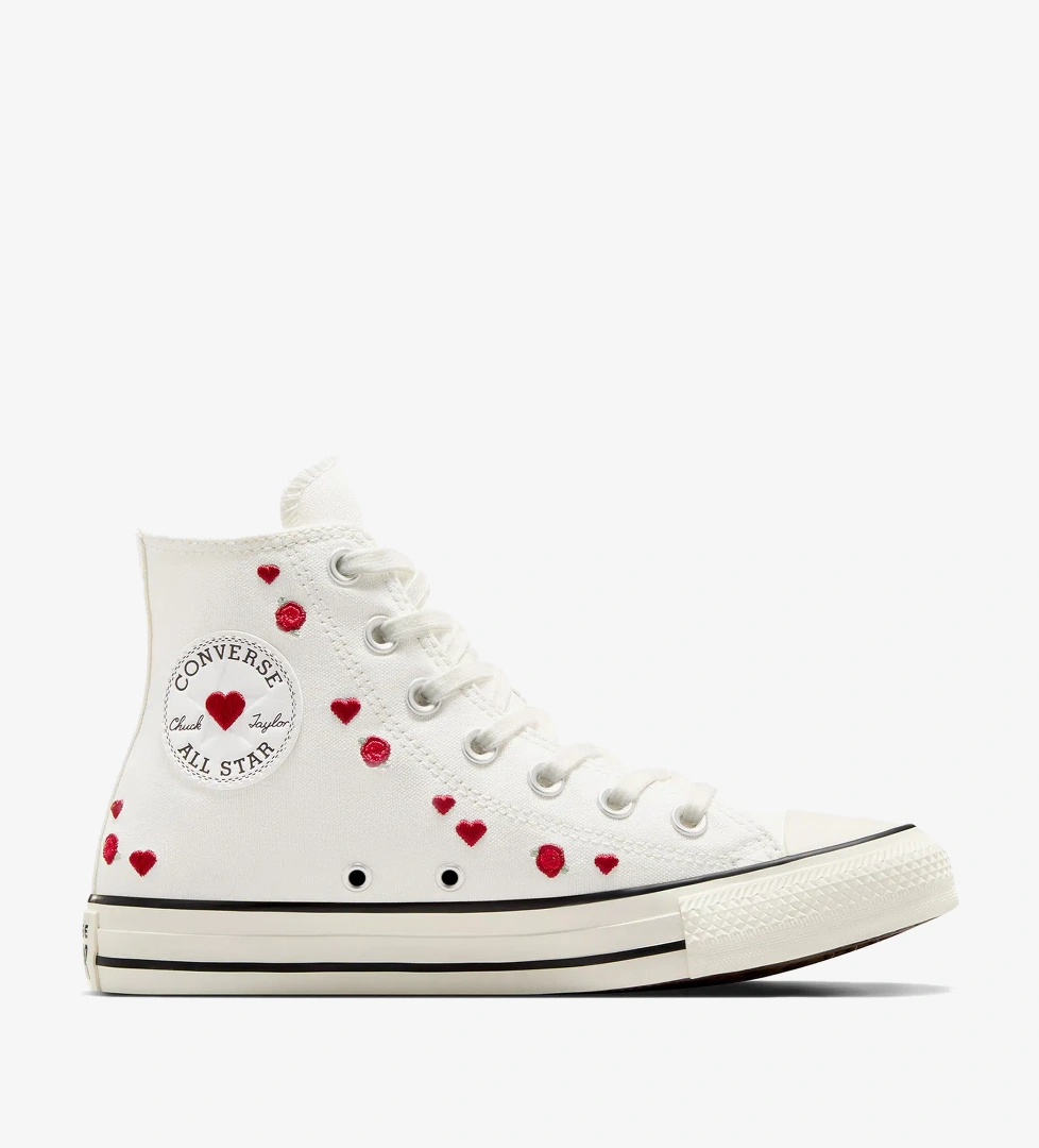 Converse Chuck Taylor All Star Roses Unisex Beyaz Sneaker - Görsel 1