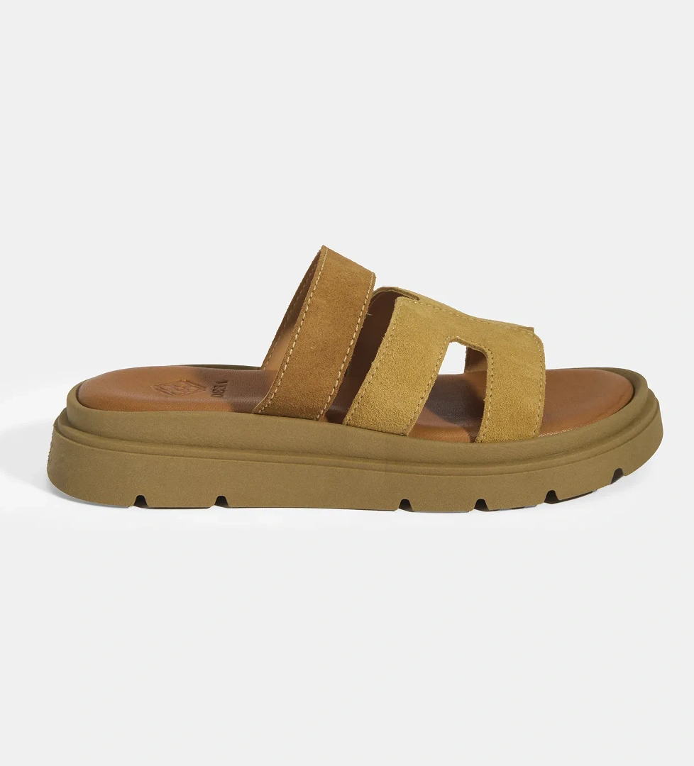 Kadın Taba Süet Terlik - Görsel 1