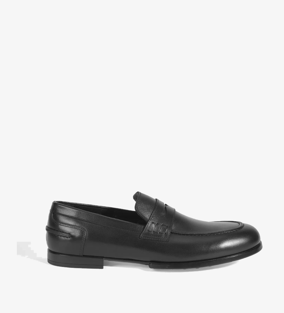 Erkek Siyah Deri Loafer - Görsel 1