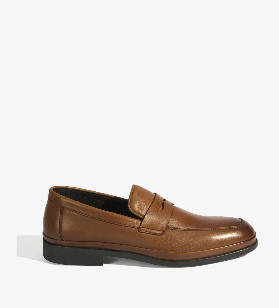 Erkek Taba DesaComfort Deri Loafer