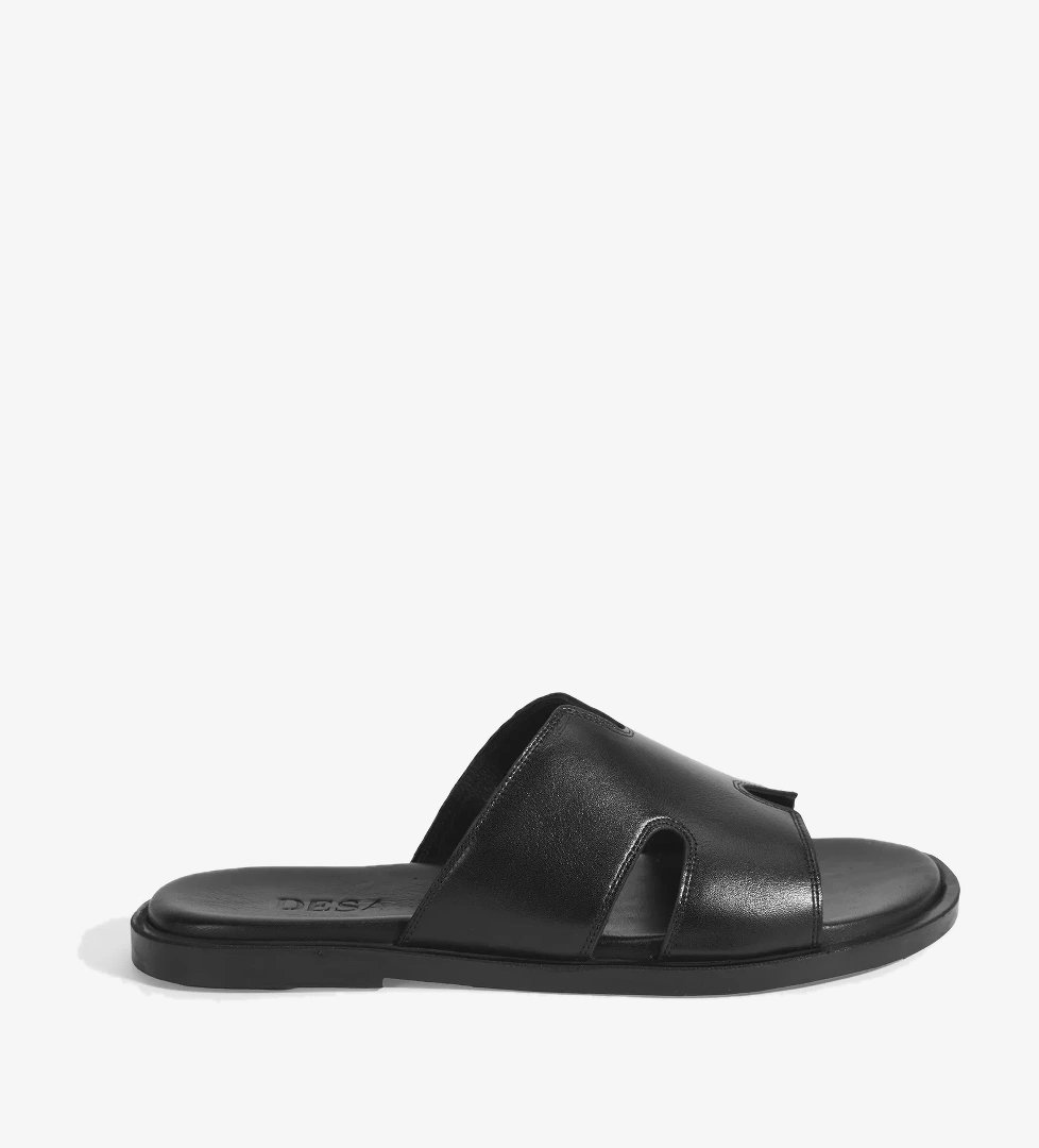 Desa Erkek Siyah Deri Terlik model görseli