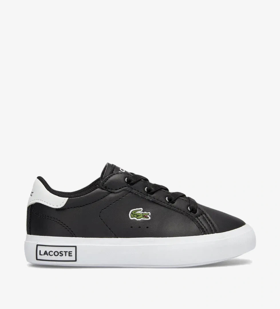 Lacoste Lacoste POWERCOURT Bebek Siyah Sneaker | FashFed Siyah - 1. görsel