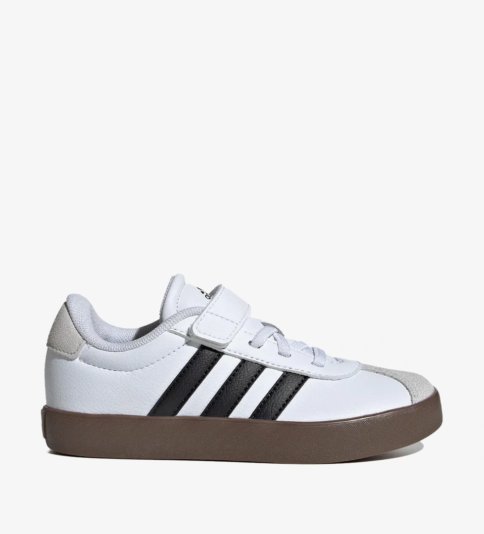 adidas VL Court 3.0 Skateboarding Çocuk Beyaz Spor Ayakkabı - Görsel 1
