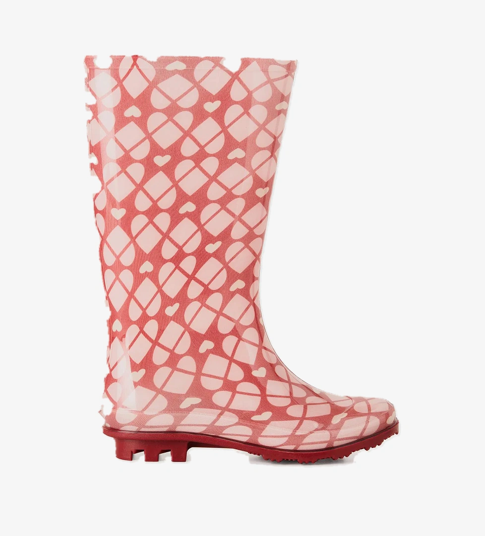 Unisex Pembe Mix Yağmur Çizmesi - Görsel 1