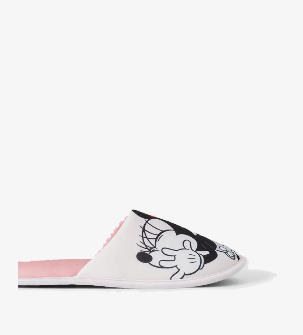 Erkek Çocuk Pembe Mickey Desenli Terlik - Görsel 1