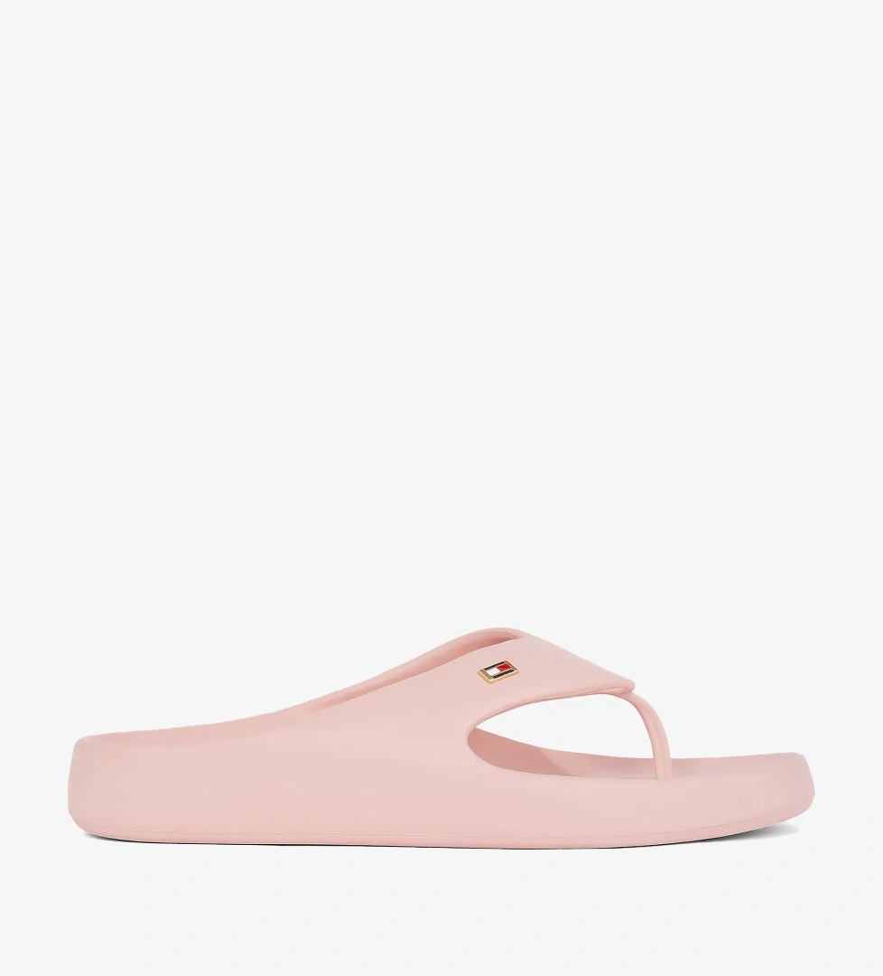 Tommy Hilfiger Comfort Beach Kadın Pembe Terlik - Görsel 1