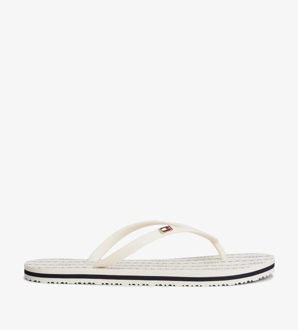 Tommy Hilfiger Tommy Hilfiger Strap Beach Kadın Beyaz Terlik Sandalet & Terlik | FashFed Beyaz - 1. görsel