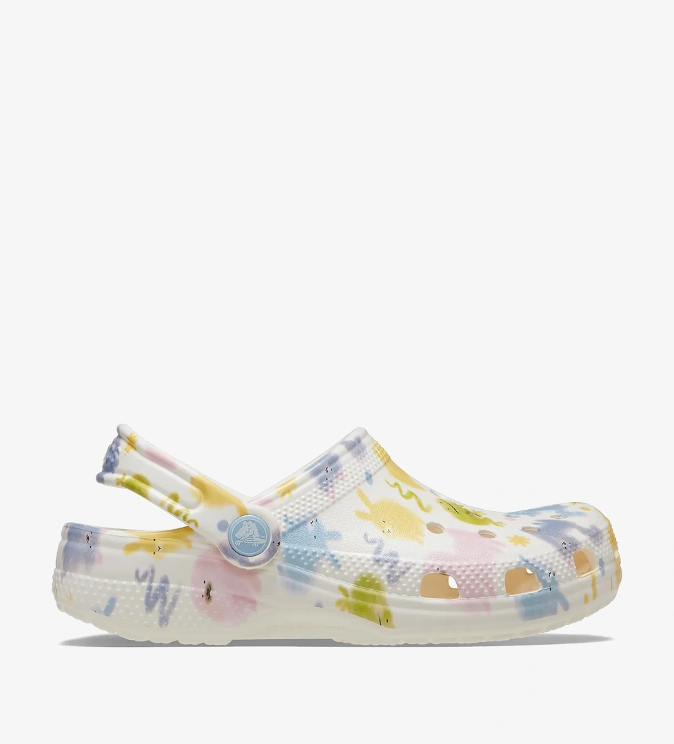 Crocs Crocs Classic Pastel Pets Clog Çocuk Renkli Beyaz Terlik model görseli