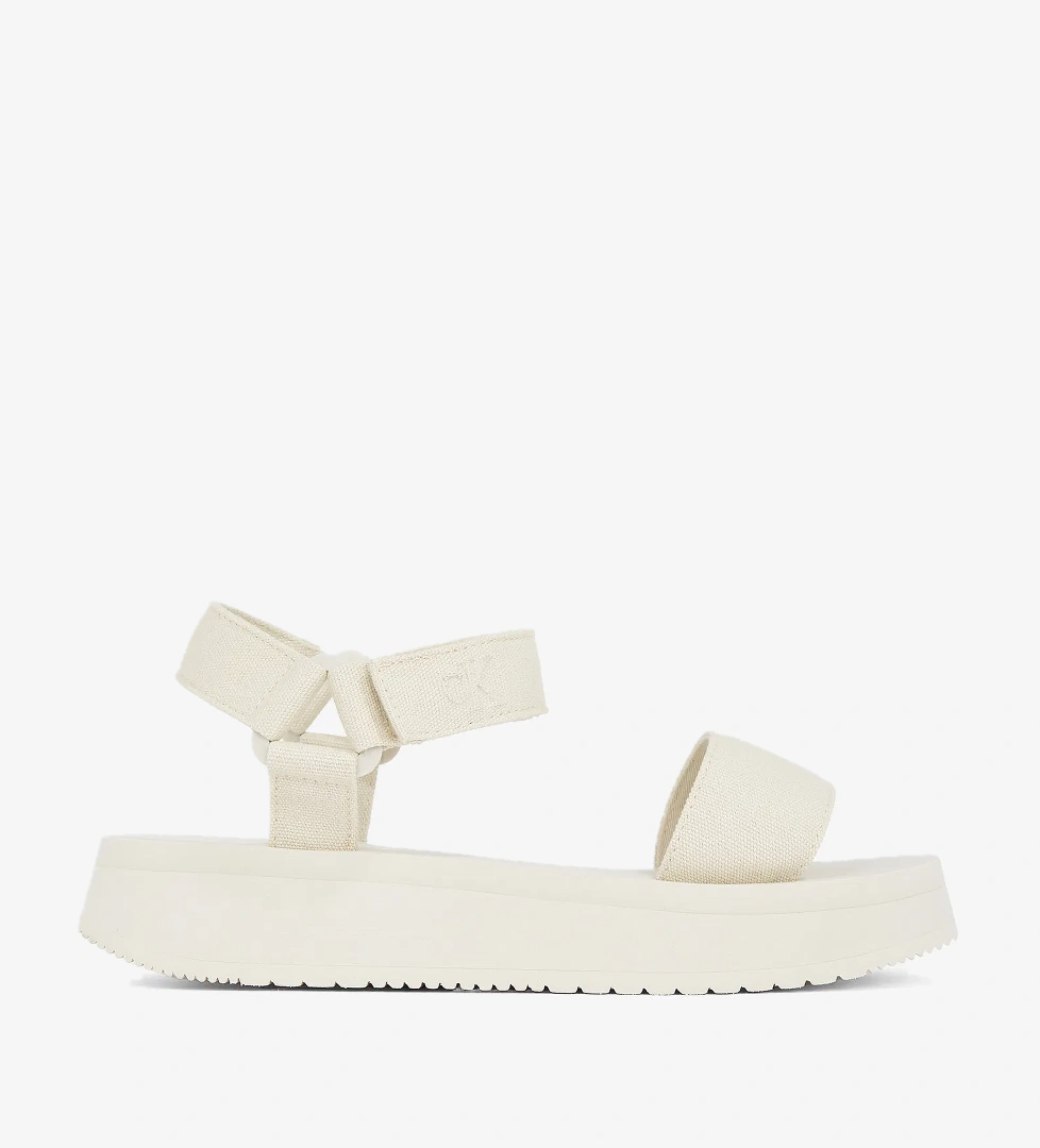 Calvin Klein Calvin Klein Kadın Krem Sandalet Sandalet & Terlik | FashFed Krem - 1. görsel