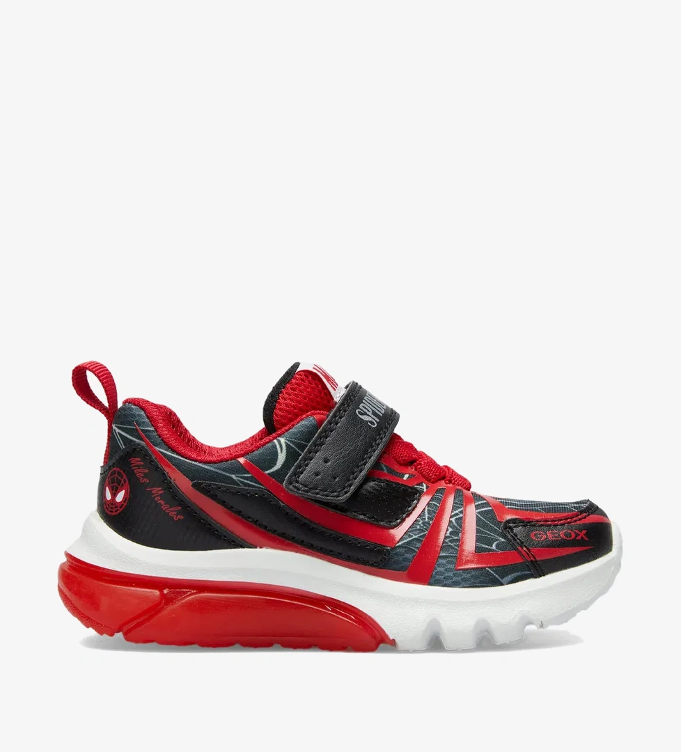 Geox Ciberdron Spiderman Bebek Siyah Spor Ayakkabı - Görsel 1