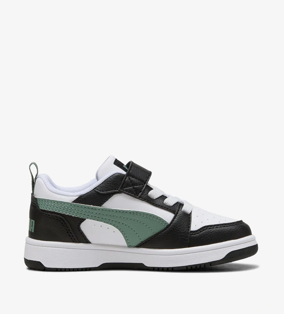 Puma Rebound V6 Lo Ac+ Ps Çocuk Siyah Spor Ayakkabı - Görsel 1