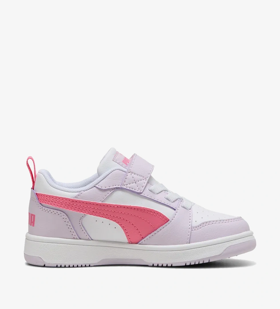Puma Rebound V6 Lo Ac+ Ps Çocuk Mor Spor Ayakkabı - Görsel 1