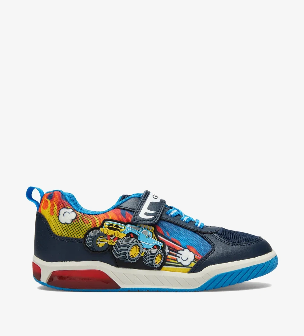 Geox Inek Monstruck Bebek Lacivert Spor Ayakkabı