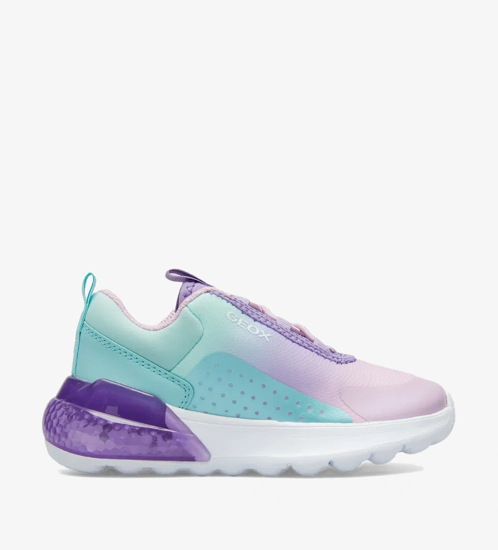 Geox Activart Illuminus Çocuk Mor Spor Ayakkabı - Görsel 1