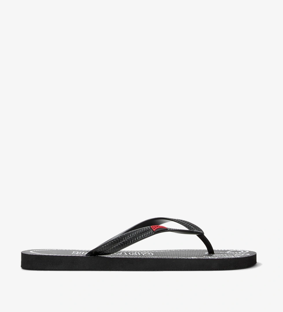 Camper Camper Flip Flop Unisex Siyah Terlik Sandalet & Terlik | FashFed Siyah - 1. görsel