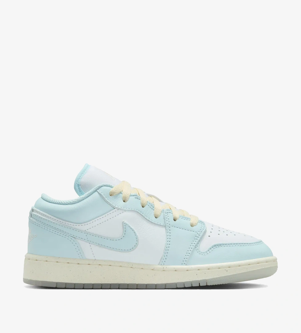 Jordan Air 1 Low SE Genç Çocuk Mavi Spor Ayakkabı - Görsel 1