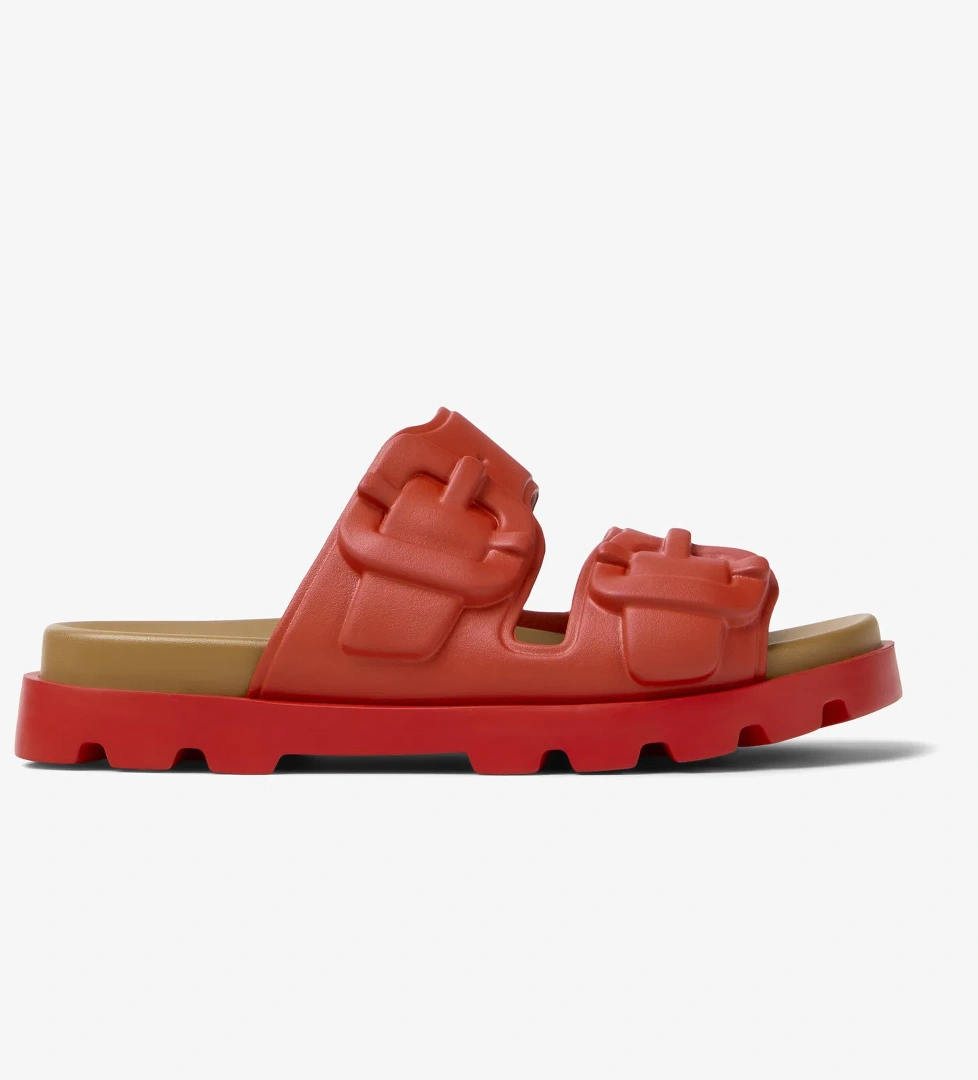 Camper Camper Brutus Kadın Parlak Kırmızı Terlik model görseli