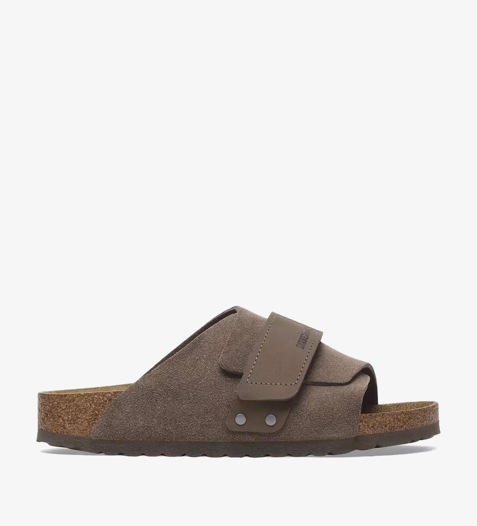 Birkenstock Kyoto Vl Nu Erkek Gri Terlik
