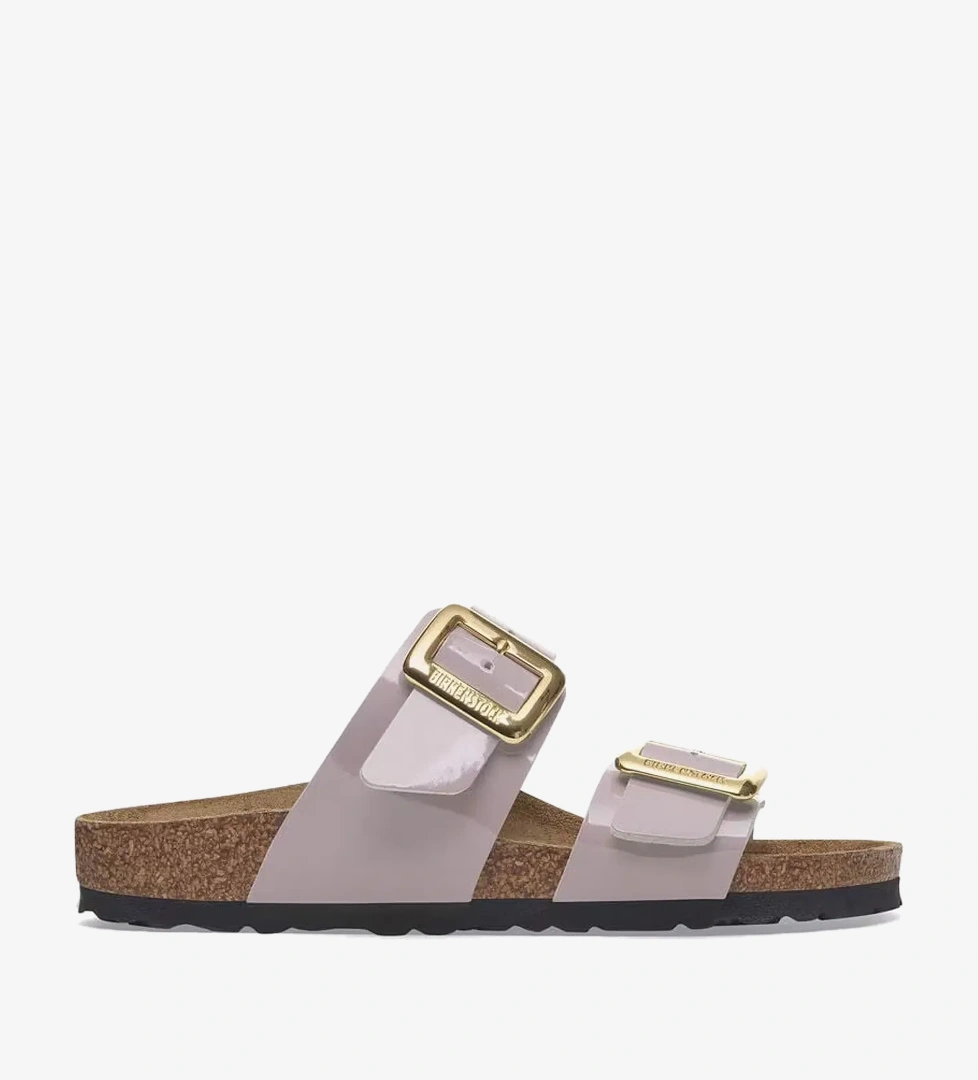 Birkenstock Sydney Cushion Buckle Bf Patent Kadın Mor Terlik