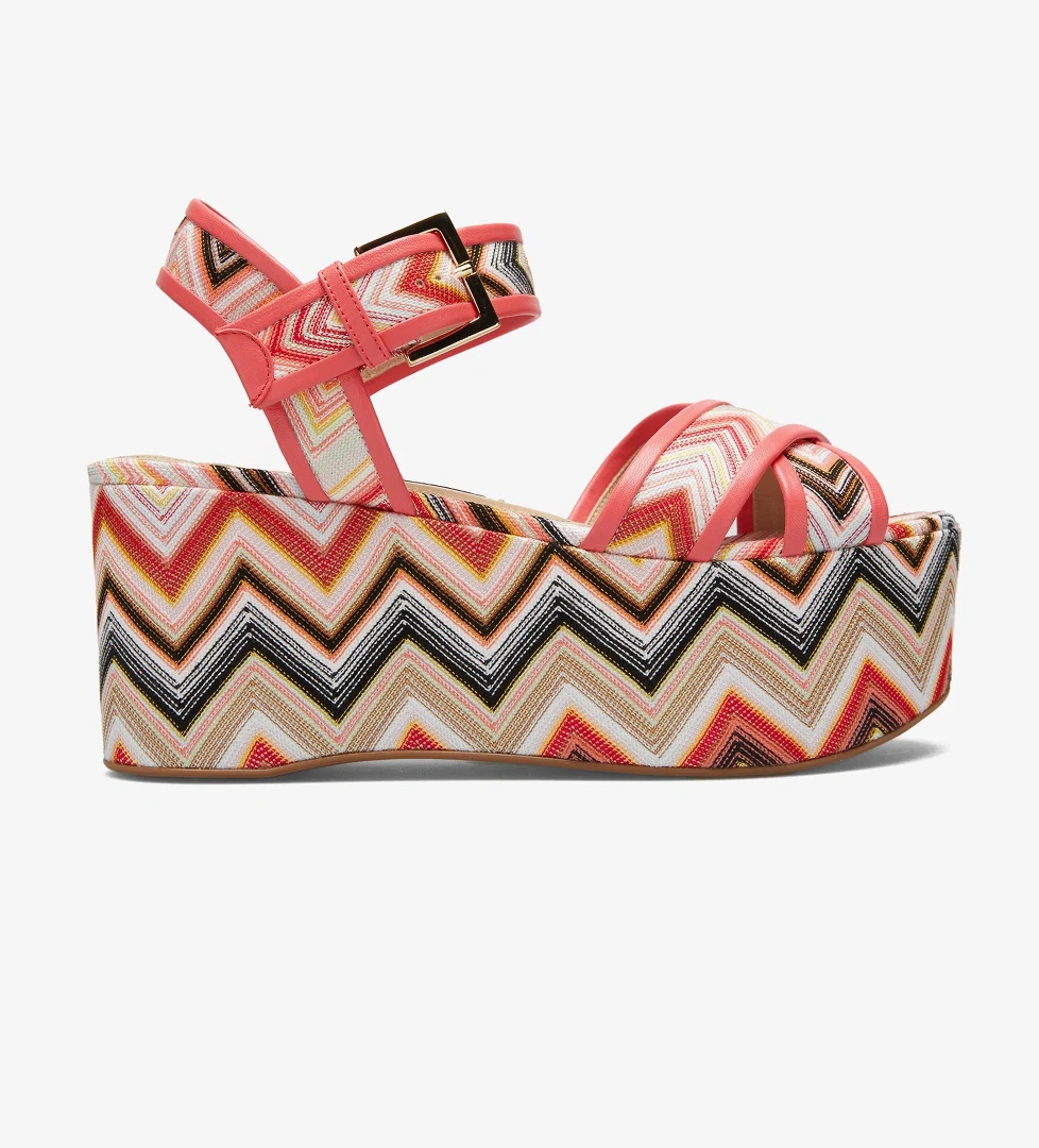 Missoni Kadın Renkli Sandalet - Görsel 1