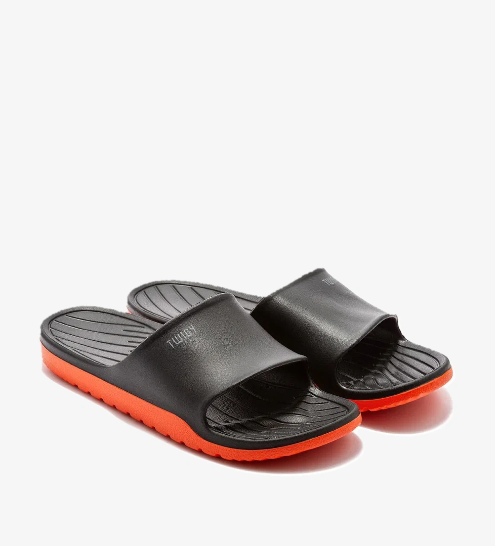 Twigy Demba Erkek Terlik Siyah Turuncu 40/45 model görseli