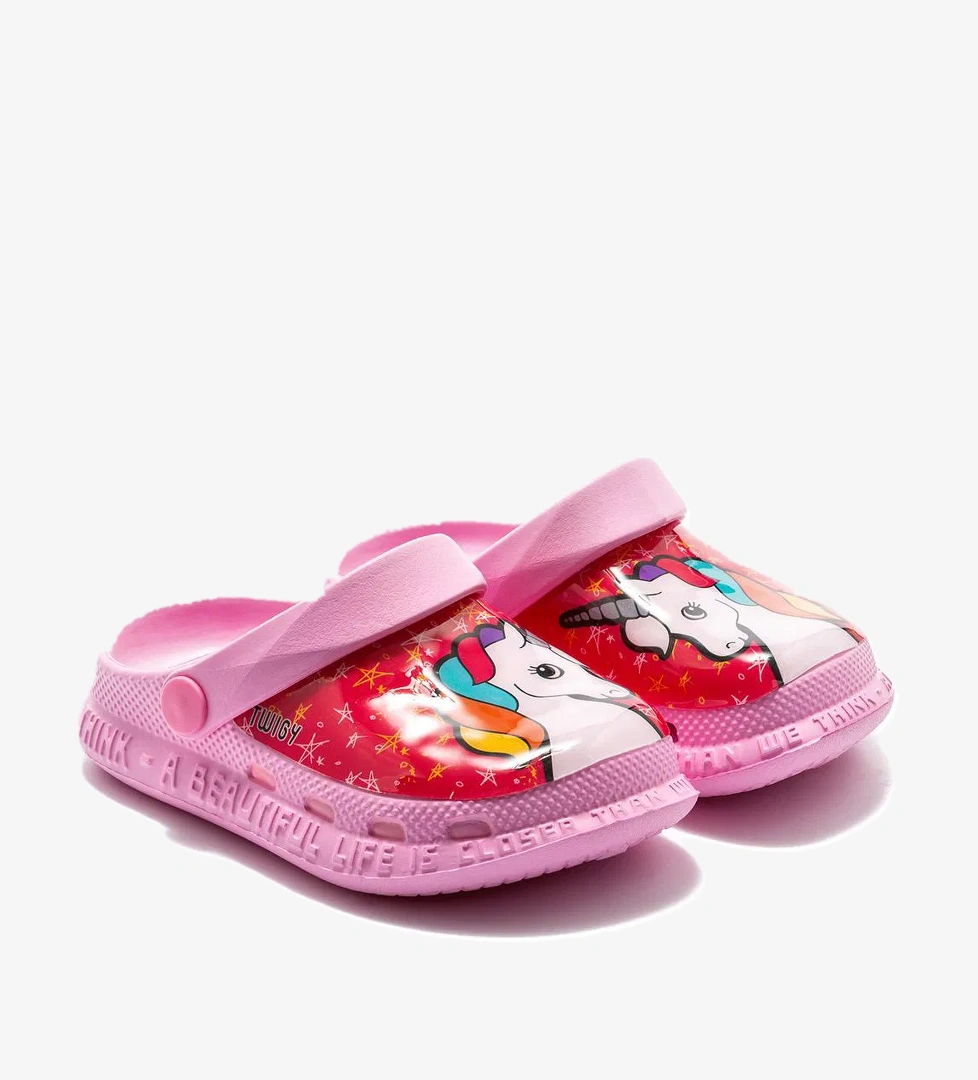 Twigy Unıcorn Çocuk Sabo Terlik Pembe 22/29 model görseli